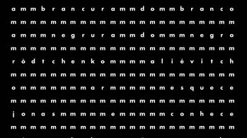 concrete poem by Augusto de Campo