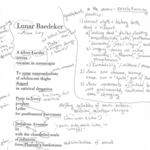 annotations of Loy's poem