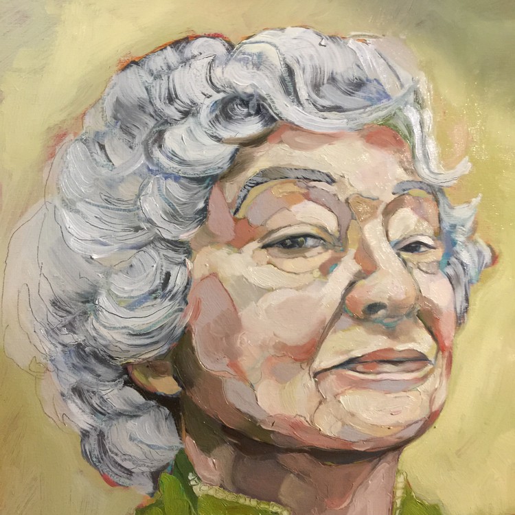 Oil portrait of Loy by Taylor