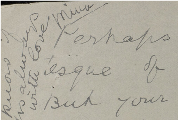 Signature - Mina Loy