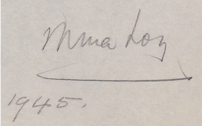 Signature - Mina Loy