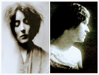 diptych of Mina Loy and Georgia Douglas Johnson